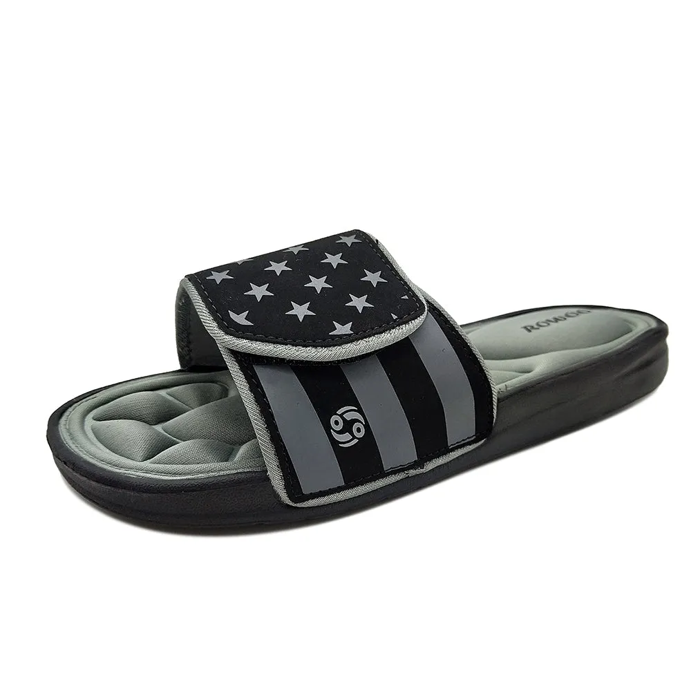 2025 Memory Foam Men Slippers Adjustable