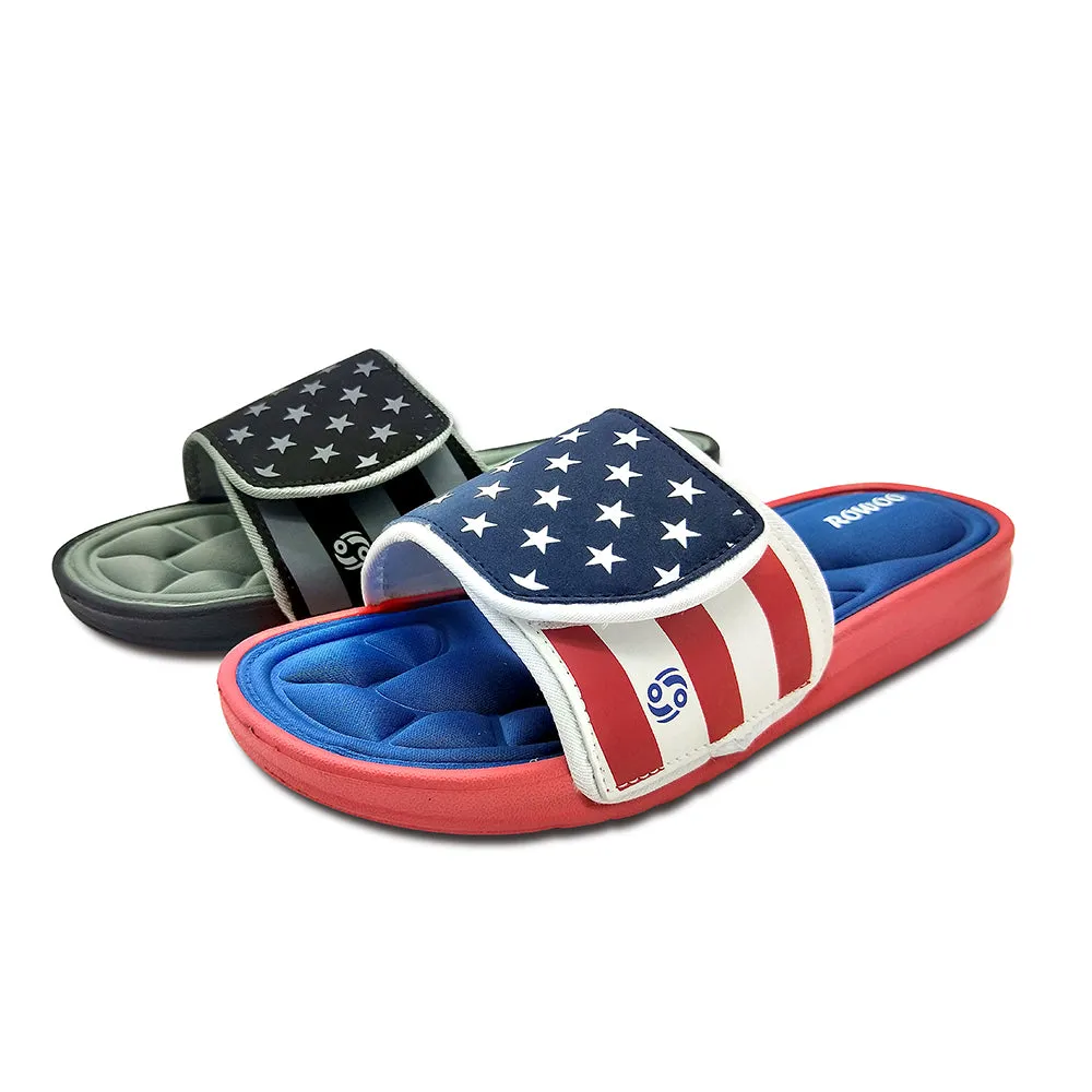 2025 Memory Foam Men Slippers Adjustable