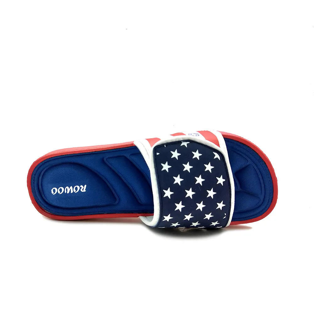 2025 Memory Foam Men Slippers Adjustable
