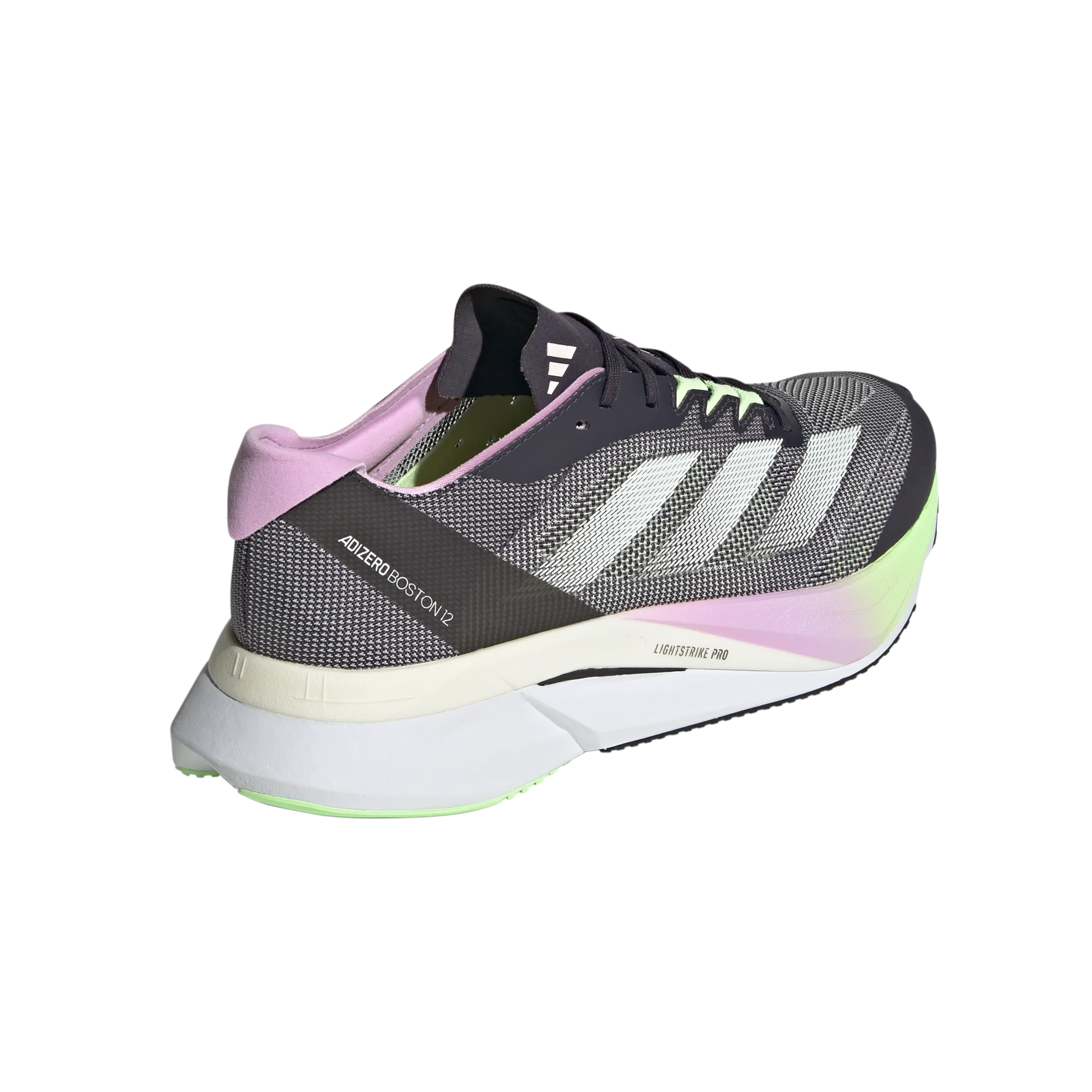 Adidas Adizero Boston 12 Men's Black Zero Metalic Green Spark