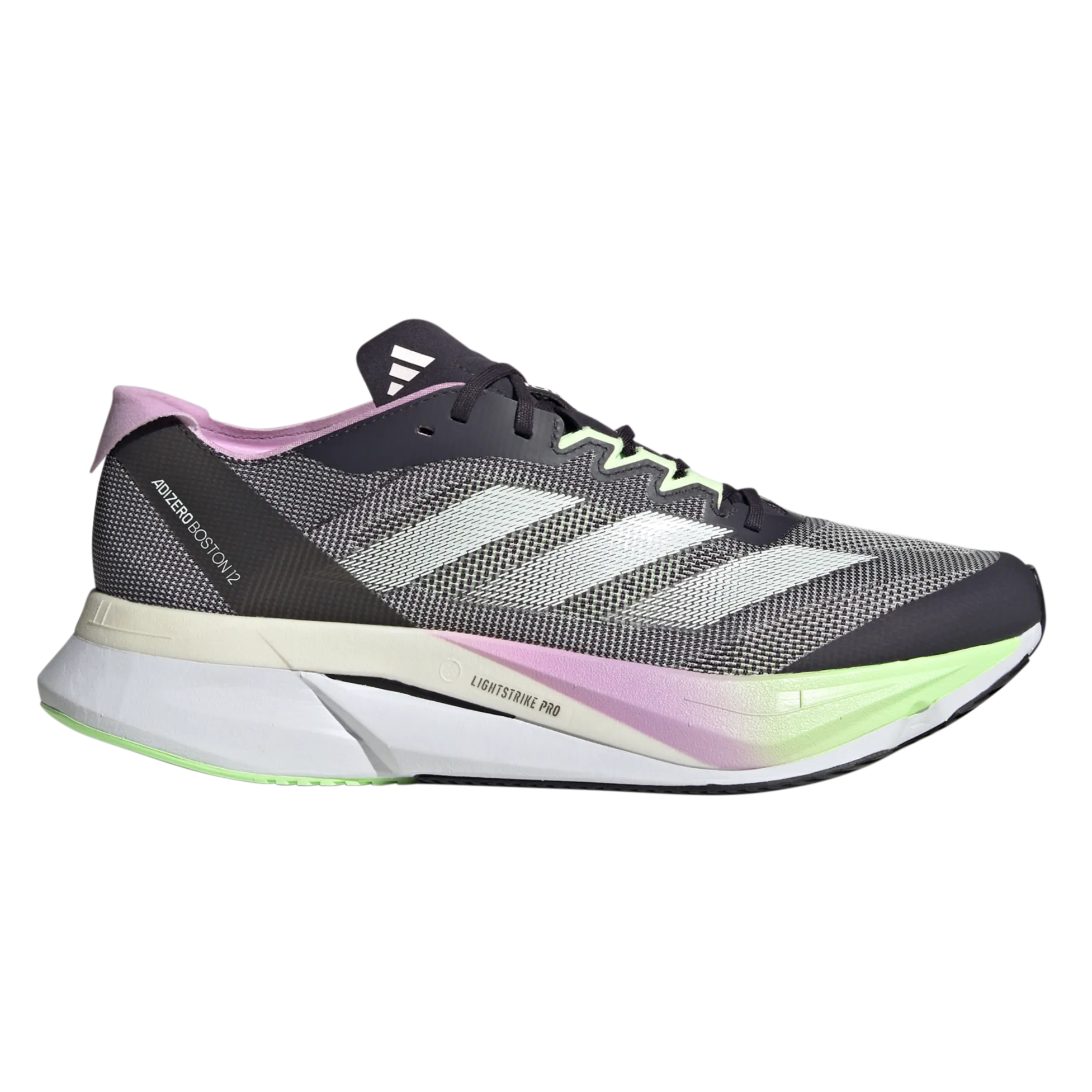 Adidas Adizero Boston 12 Men's Black Zero Metalic Green Spark