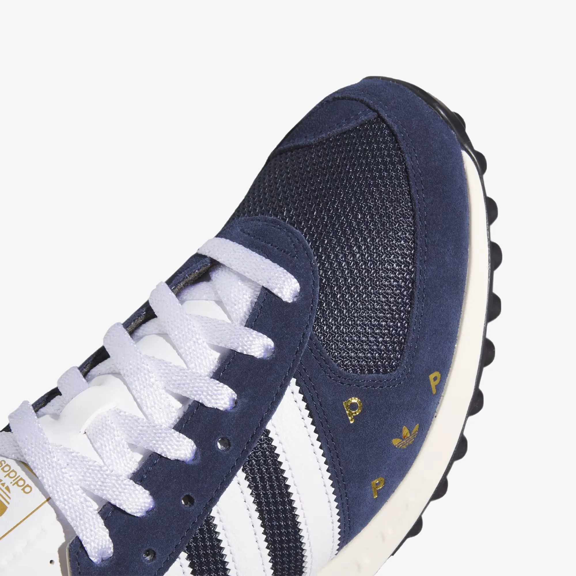 Adidas Originals | POP TRADING CO TRX TRAINERS  { CLOUD WHITE/NAVY/CHALK WHITE