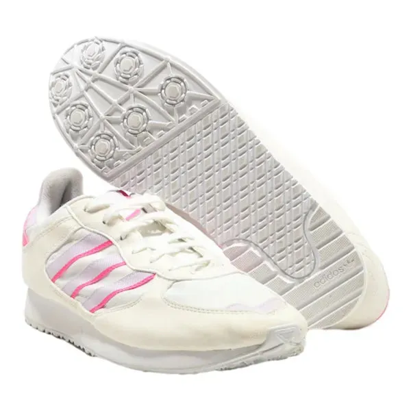 ADIDAS Sneaker Trainers Cream Synthetic Womens UK 7.5