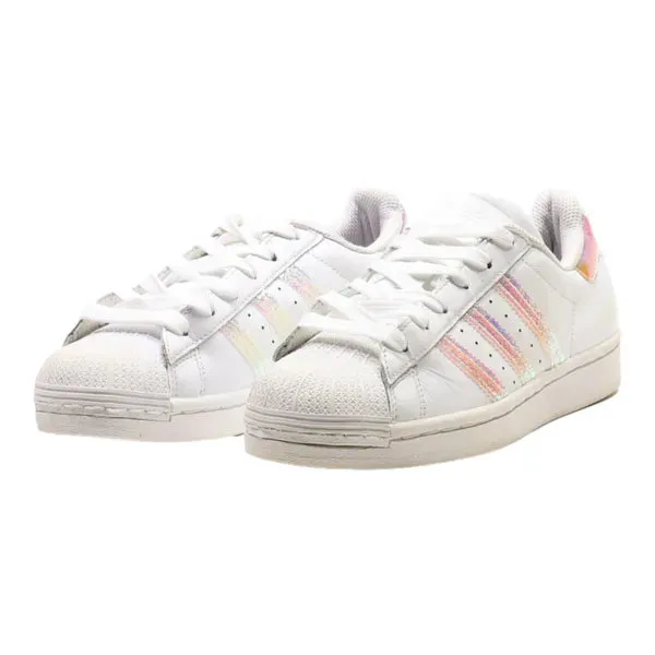 ADIDAS Superstar 2020 Sneaker Trainers White Leather Girls UK 4