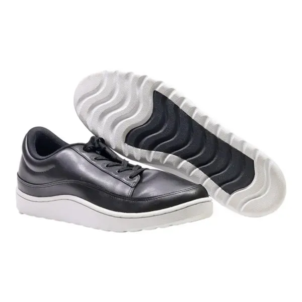 ALLBIRDS Sneaker Trainers Black Leather Womens UK 6.5