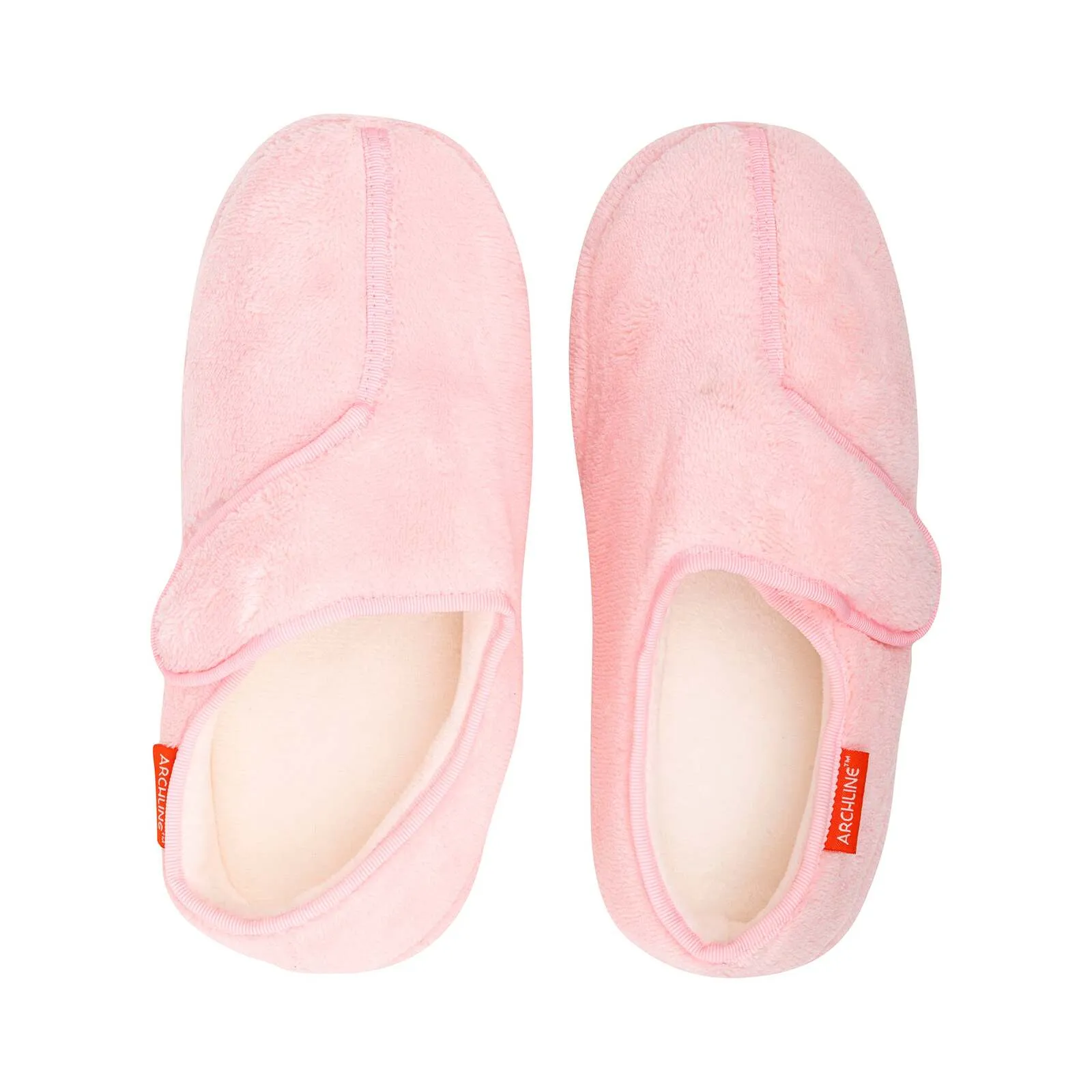 ARCHLINE Orthotic Plus Slippers Closed Scuffs Pain Relief Moccasins - Pink - EU 40
