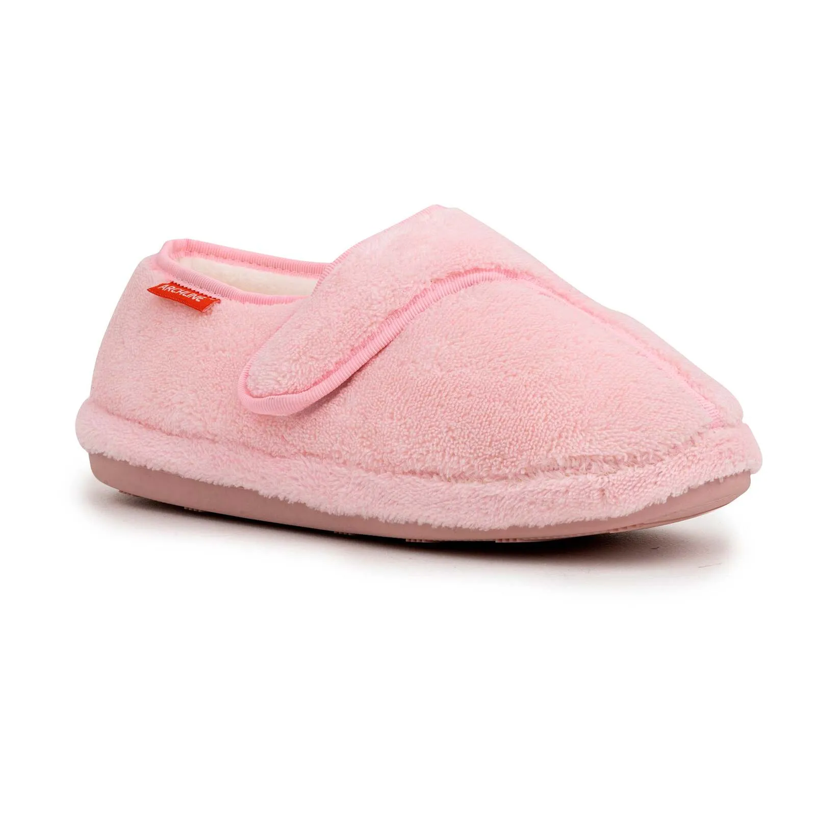 ARCHLINE Orthotic Plus Slippers Closed Scuffs Pain Relief Moccasins - Pink - EU 40