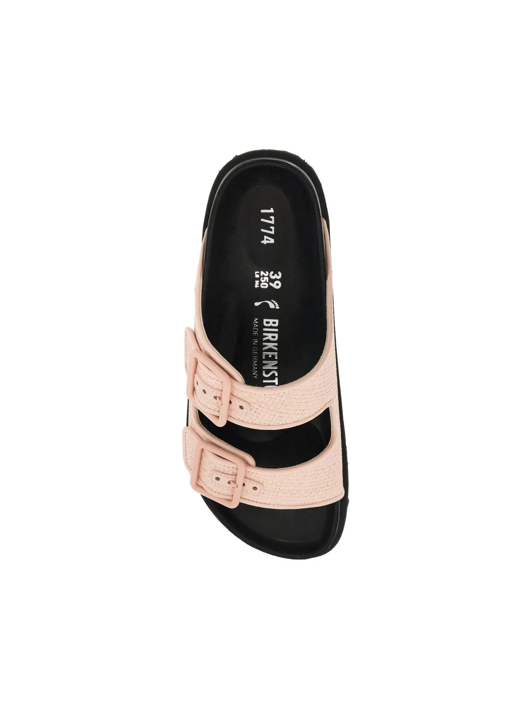 Arizona Raffia Leather Sandals