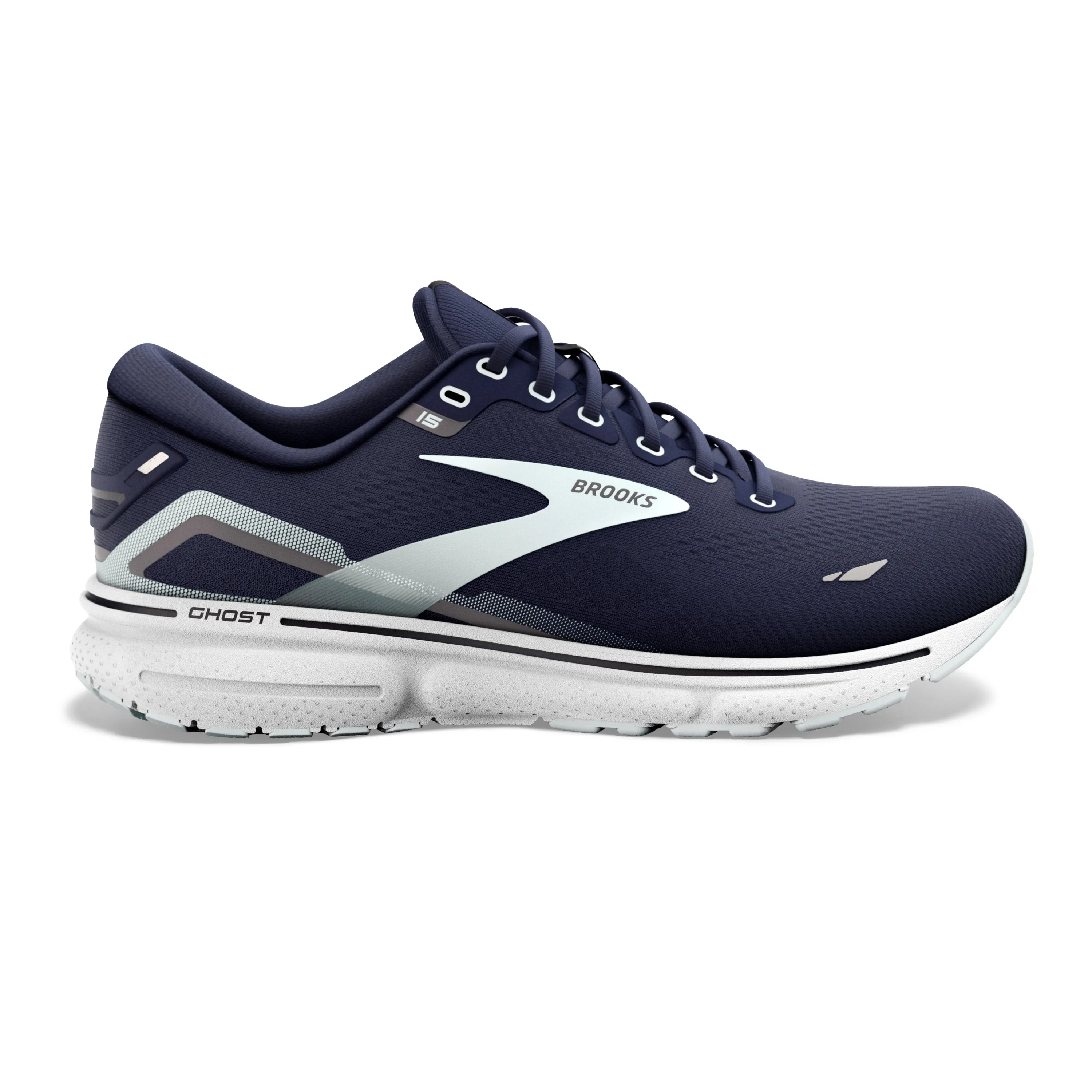 Brooks Womens Ghost 15 Wide - Peacoat/Pearl/Salt Air (1203801D450)