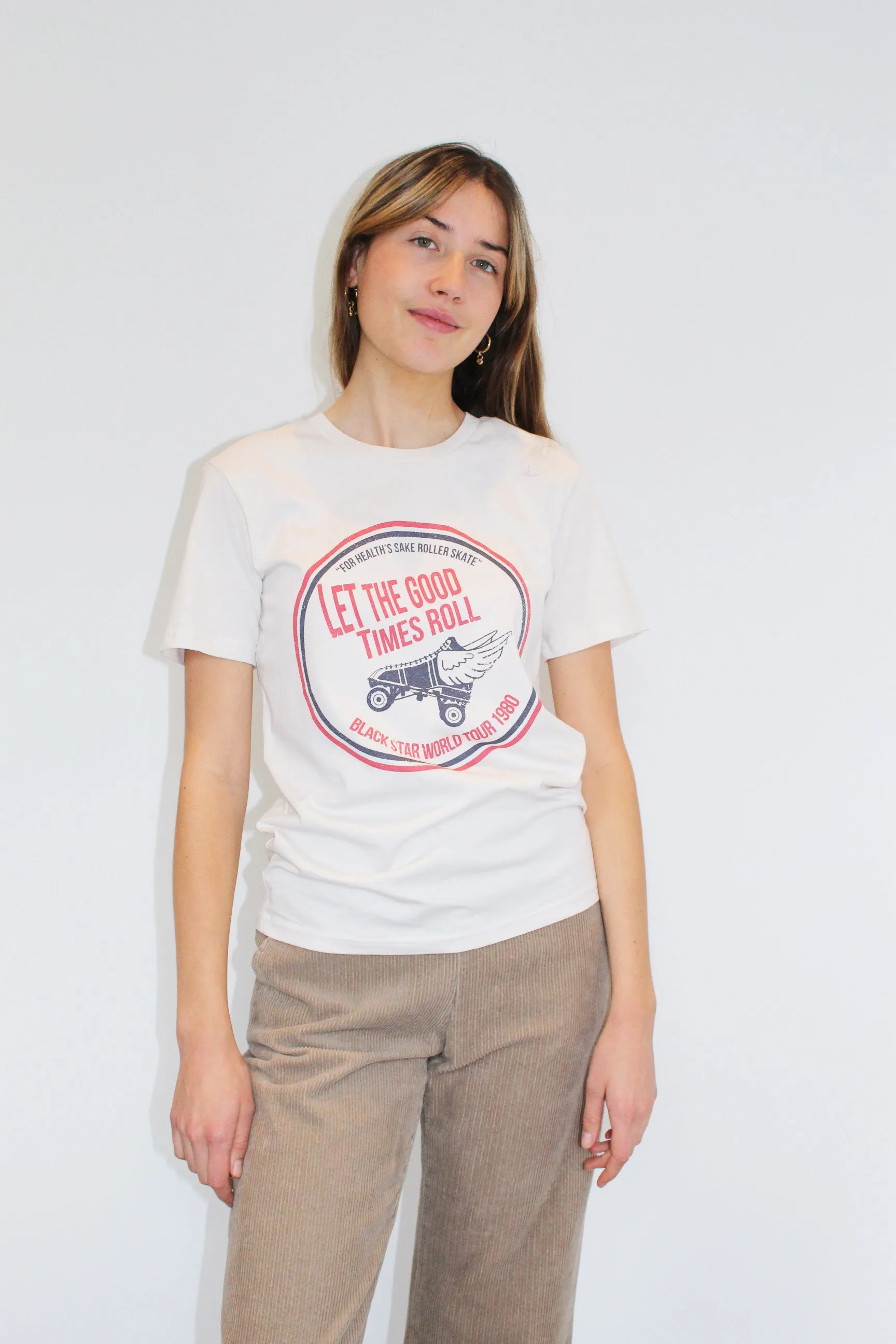 BS Good Times Tee in Vintage White