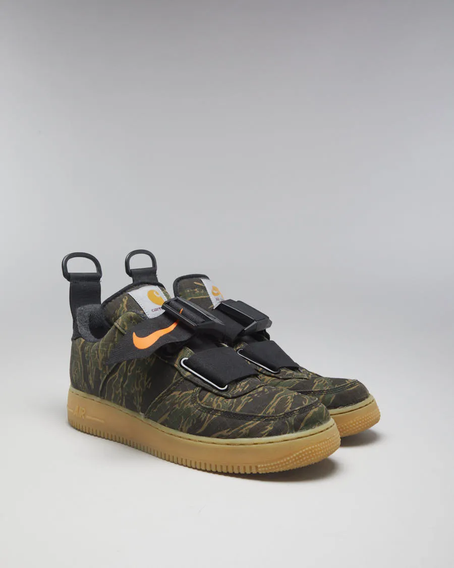 Carhartt x Nike Airforce 1 Utility Low Camo Trainers - UK9 US10