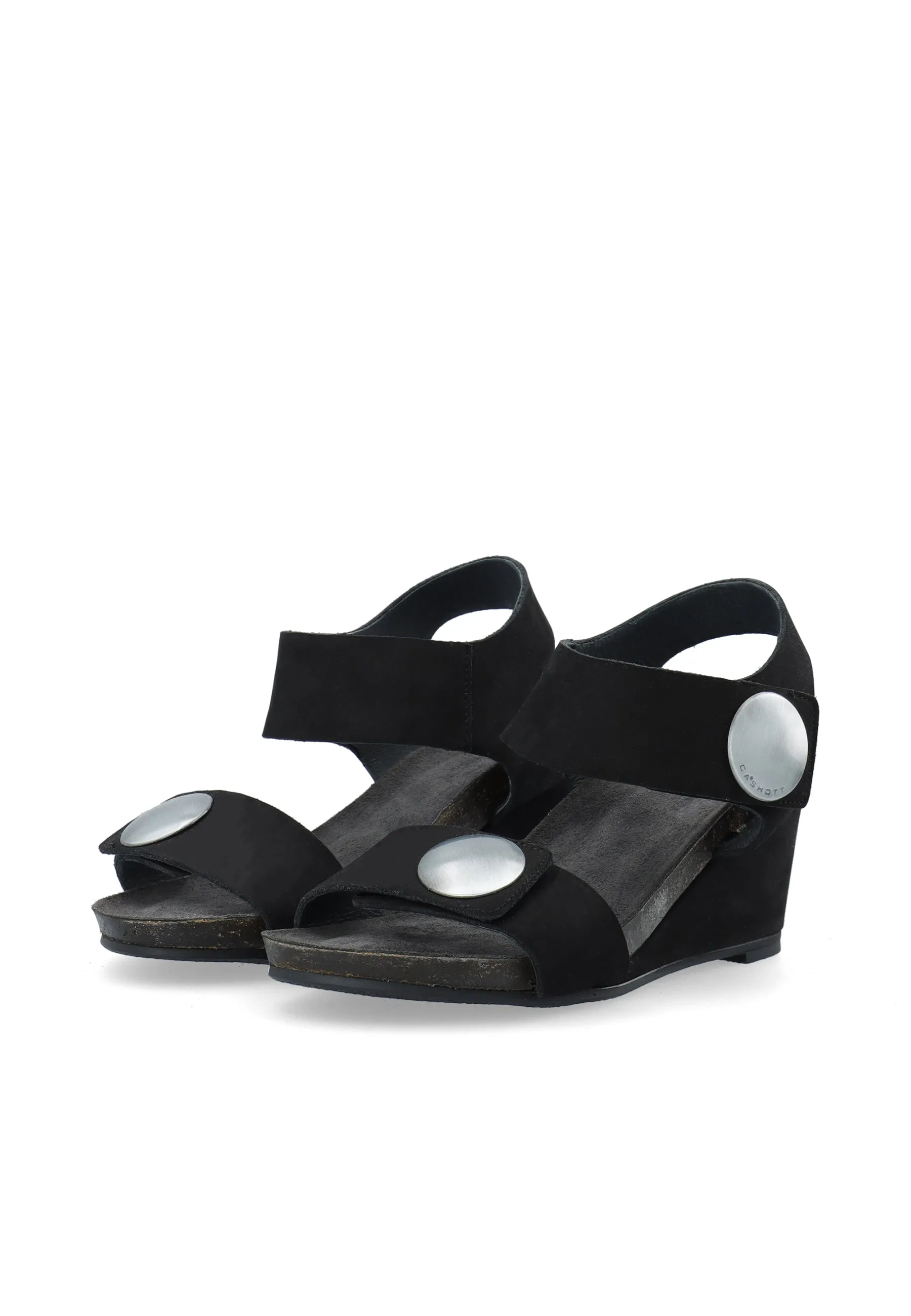 CASALBERTA Velcro Button Sandal Nubuck