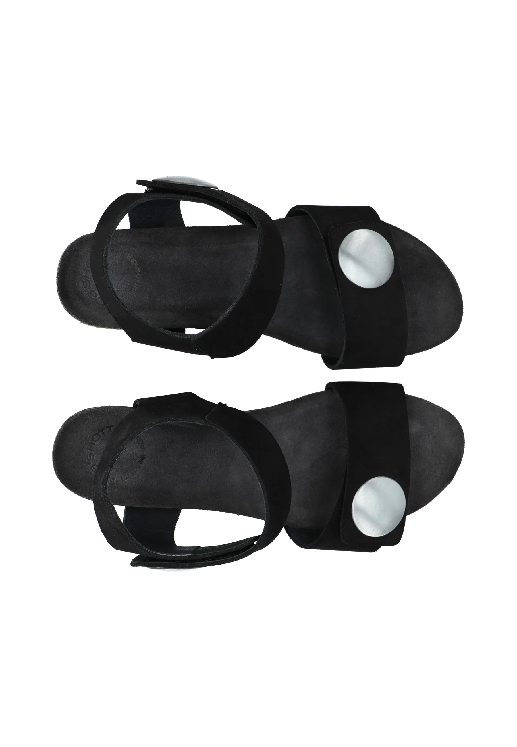 CASALBERTA Velcro Button Sandal Nubuck