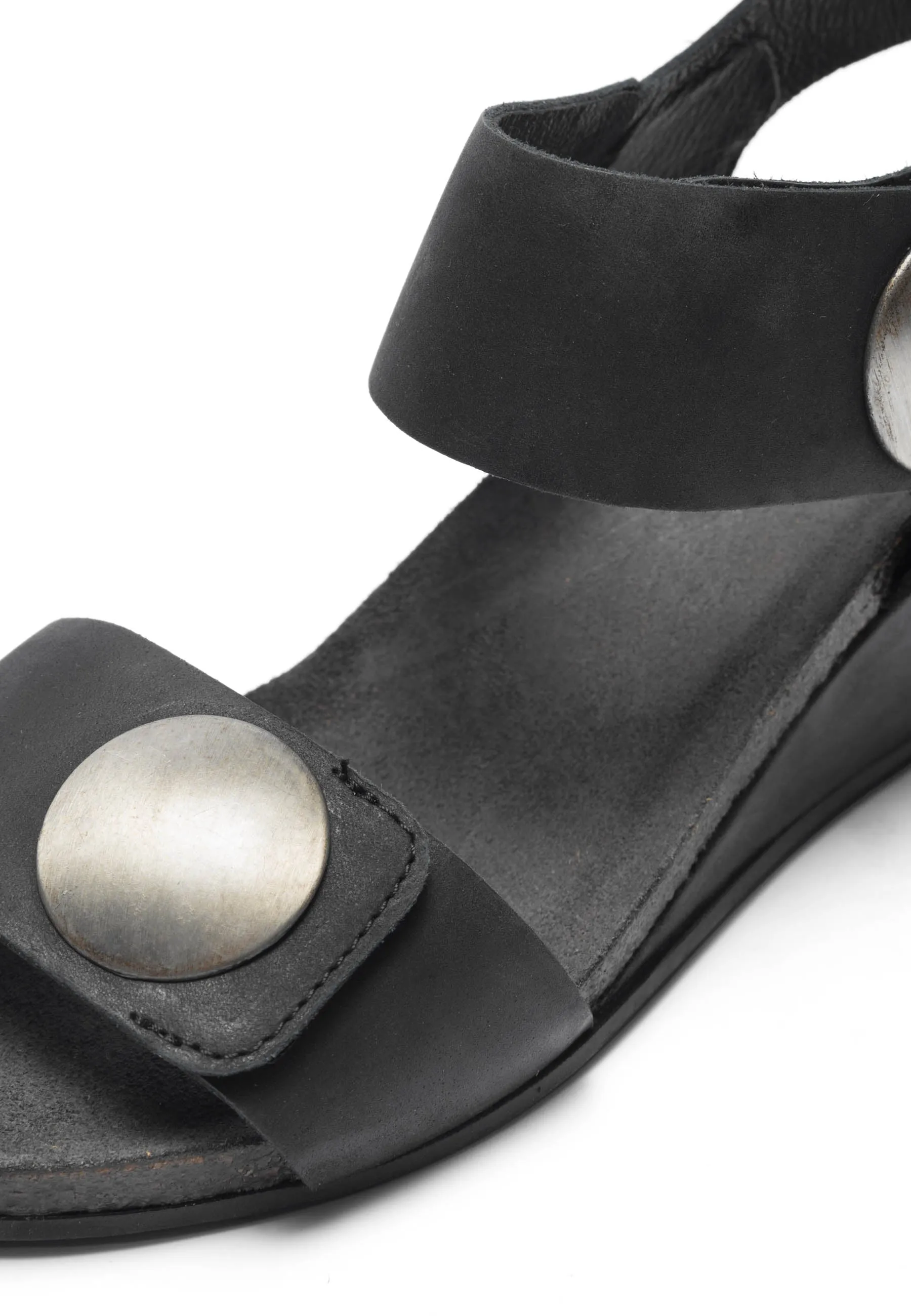 CASALBERTA Velcro Button Sandal Nubuck