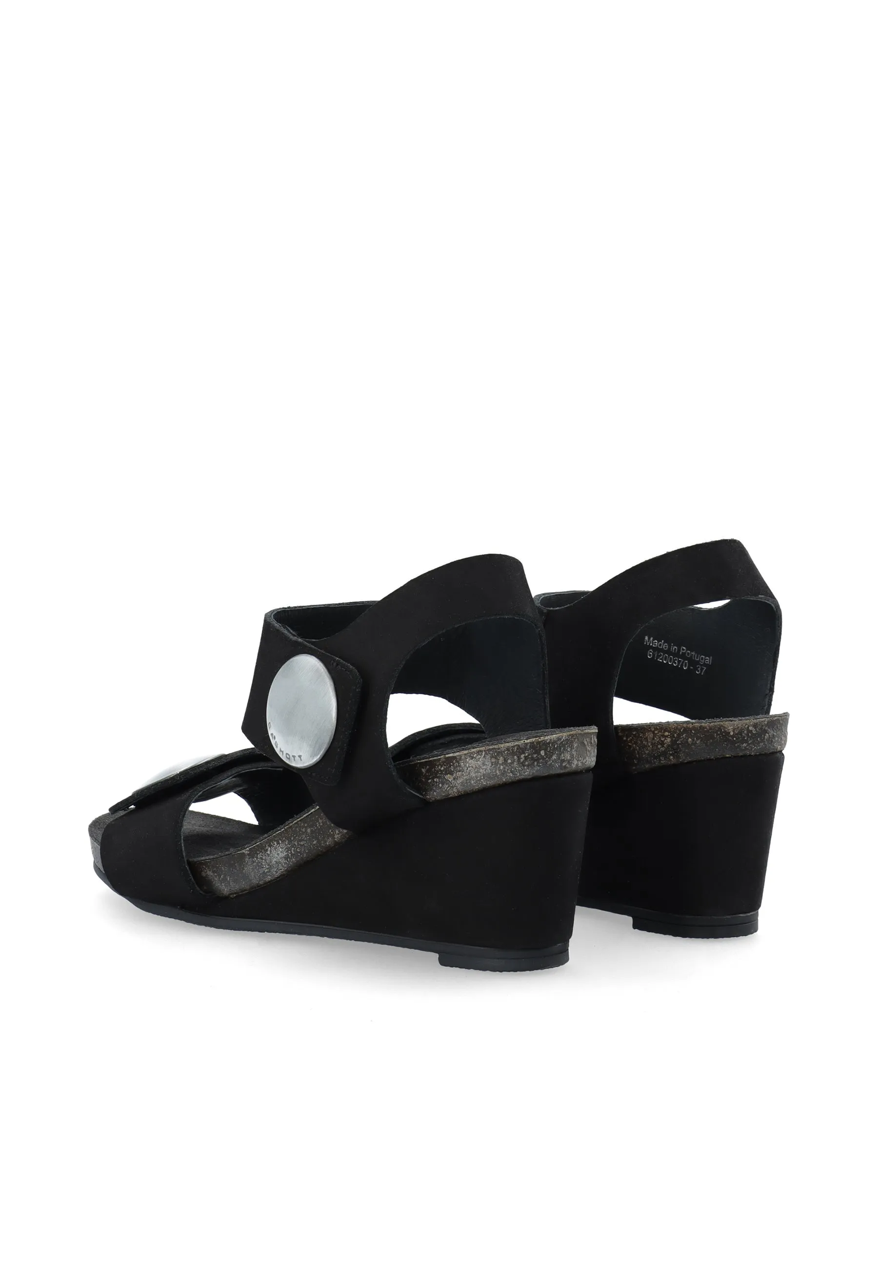 CASALBERTA Velcro Button Sandal Nubuck