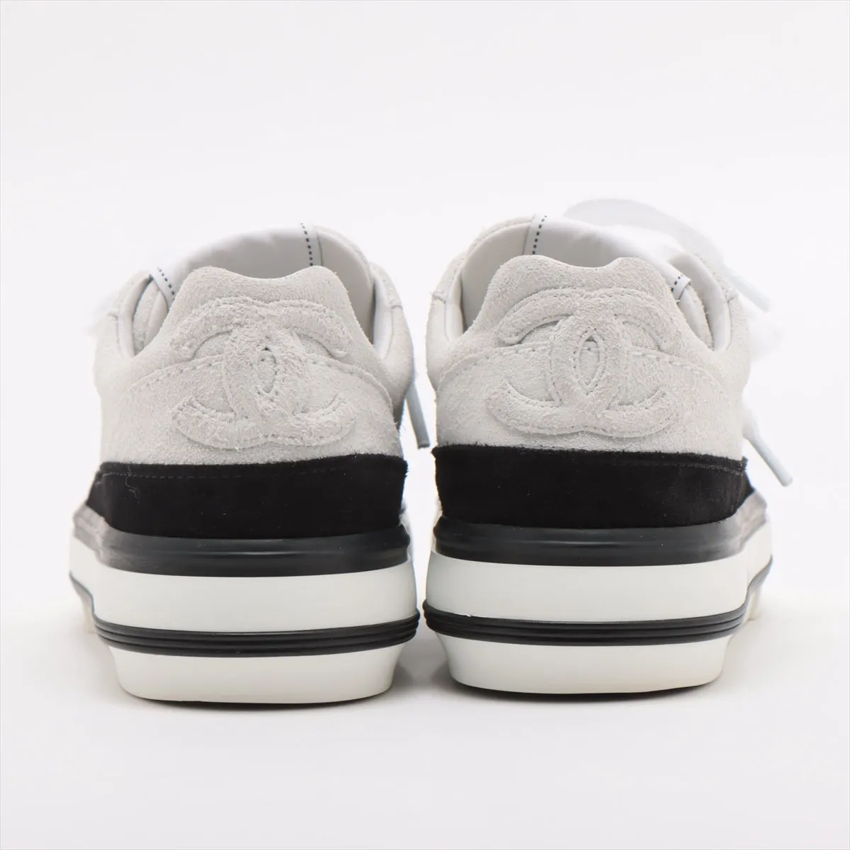 Chanel Coco 23B  Trainers 37  Black X White G45208