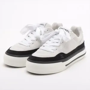 Chanel Coco 23B  Trainers 37  Black X White G45208