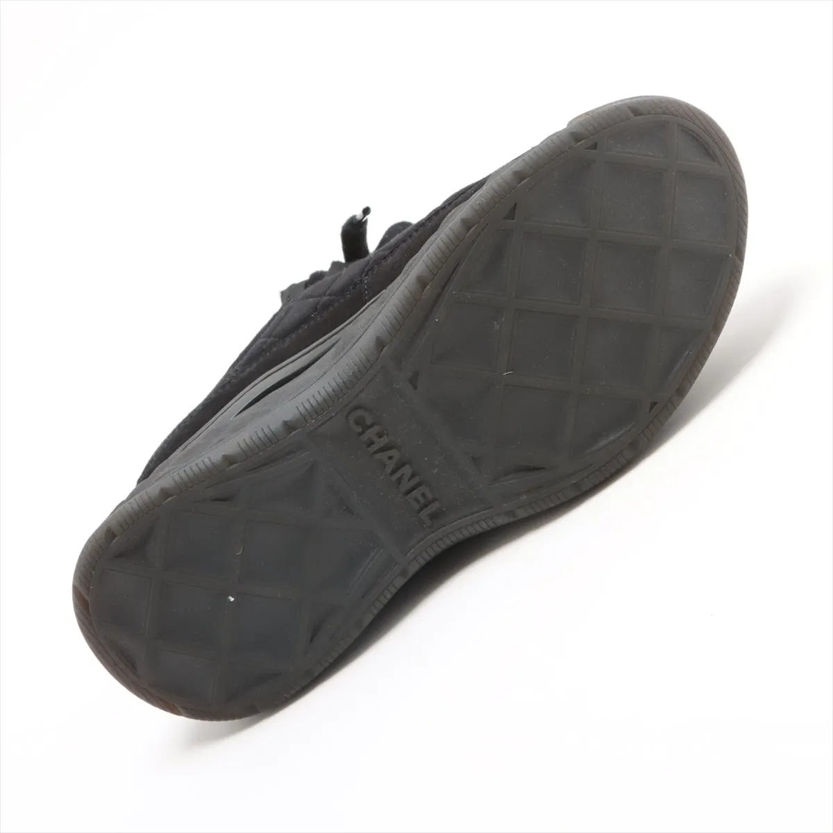 Chanel Coco Fabric Trainers 35  Black G38501