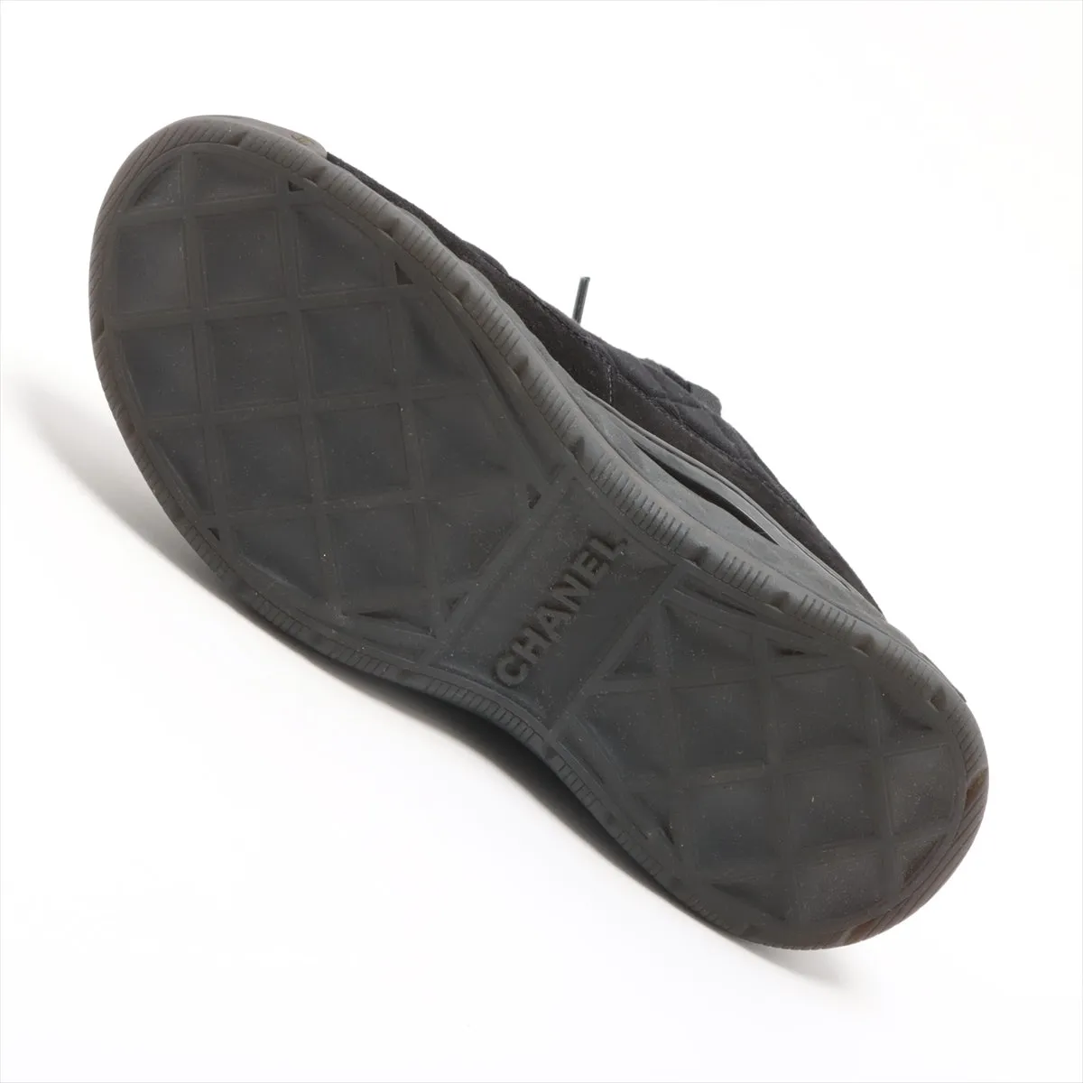 Chanel Coco Fabric Trainers 35  Black G38501