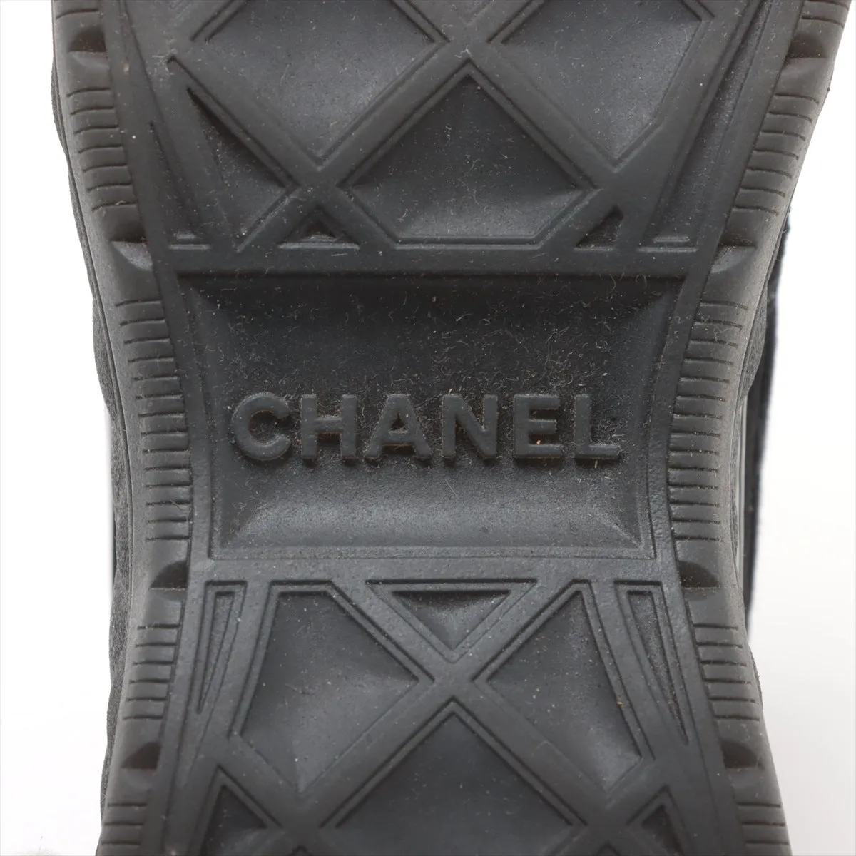 Chanel Coco Fabric Trainers 35  Black G38501