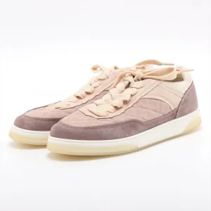 Chanel Coco Matrasse Suede Trainers 39  Beige X Pink G38740