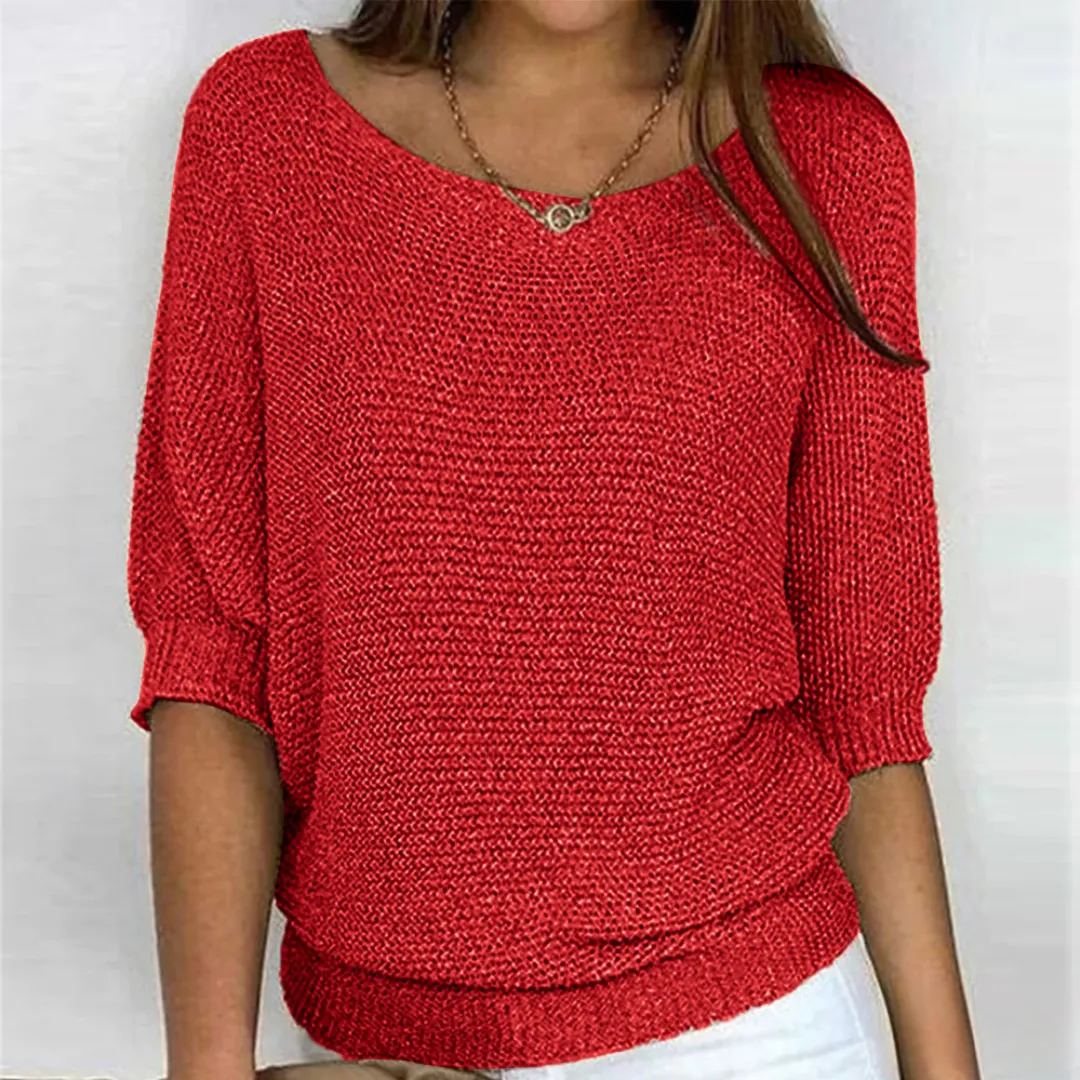 Daniella  Elegant Cable Knit Sweater