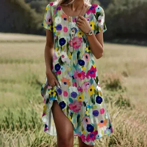 Delilah  Floral Print Dress
