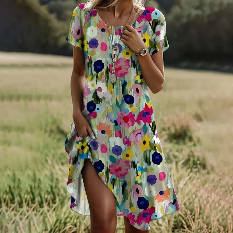 Delilah  Floral Print Dress