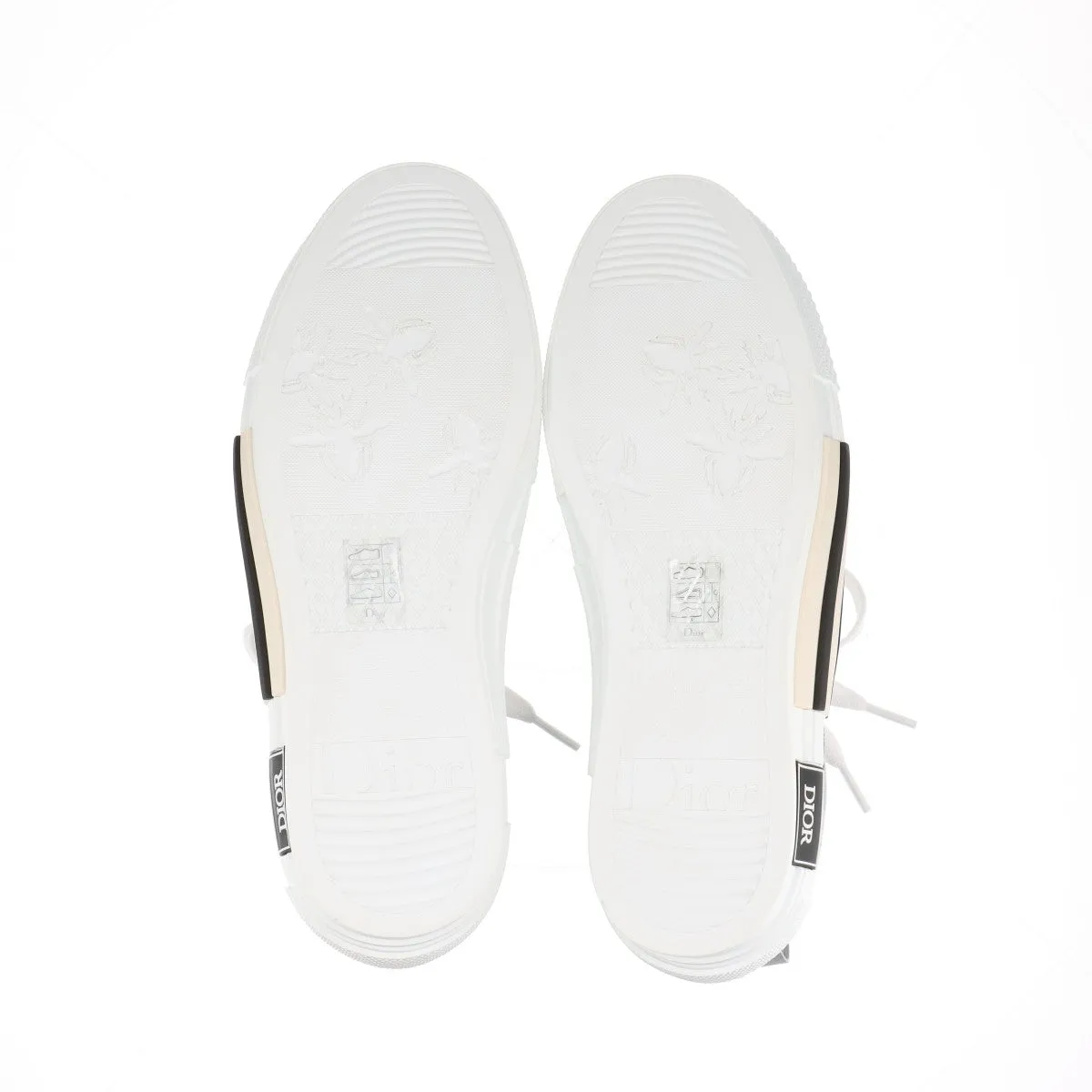 Dior B23 PVC  Leather Trainers EU42  Grey NV0422 CD Diamond Box