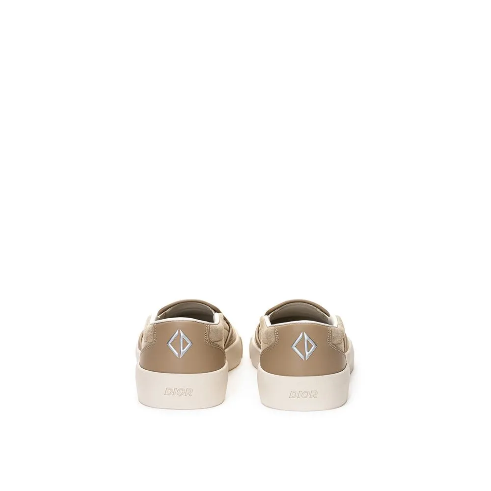 Dior Beige Leren Unisex Sneakers