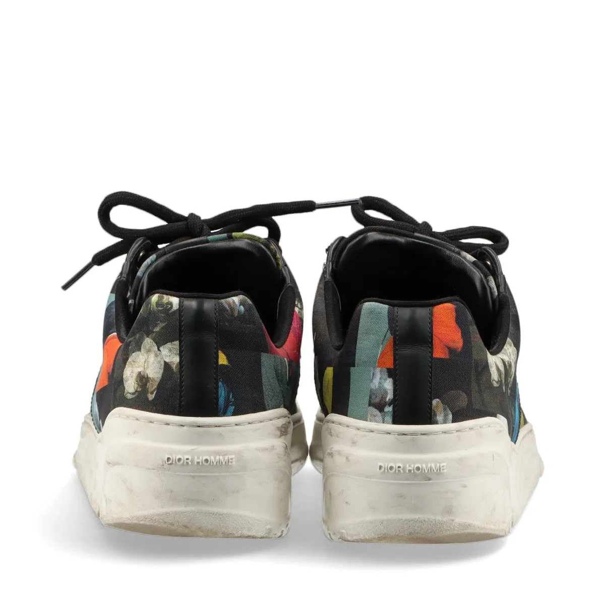 Dior Om B17 Canvas Trainers 41 Mens Multicolor 18ELI Printed Analog Digital