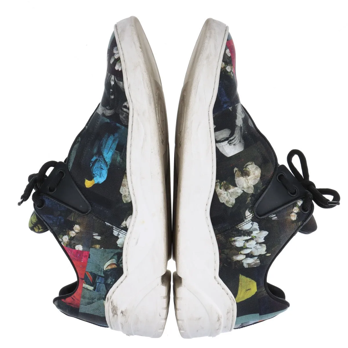Dior Om B17 Canvas Trainers 41 Mens Multicolor 18ELI Printed Analog Digital