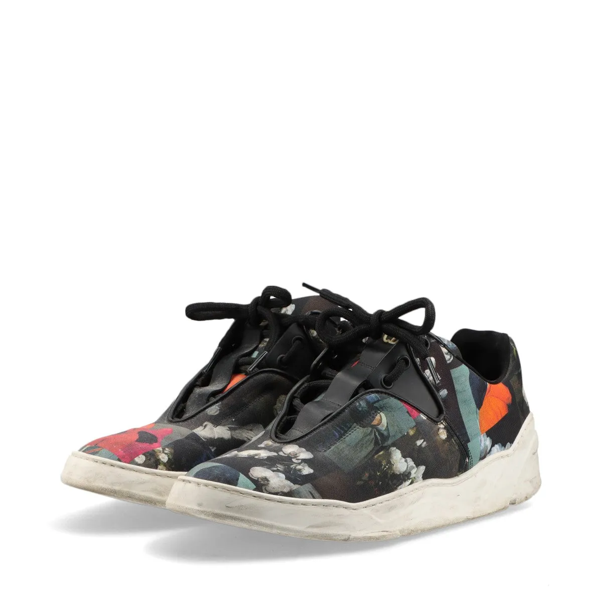 Dior Om B17 Canvas Trainers 41 Mens Multicolor 18ELI Printed Analog Digital