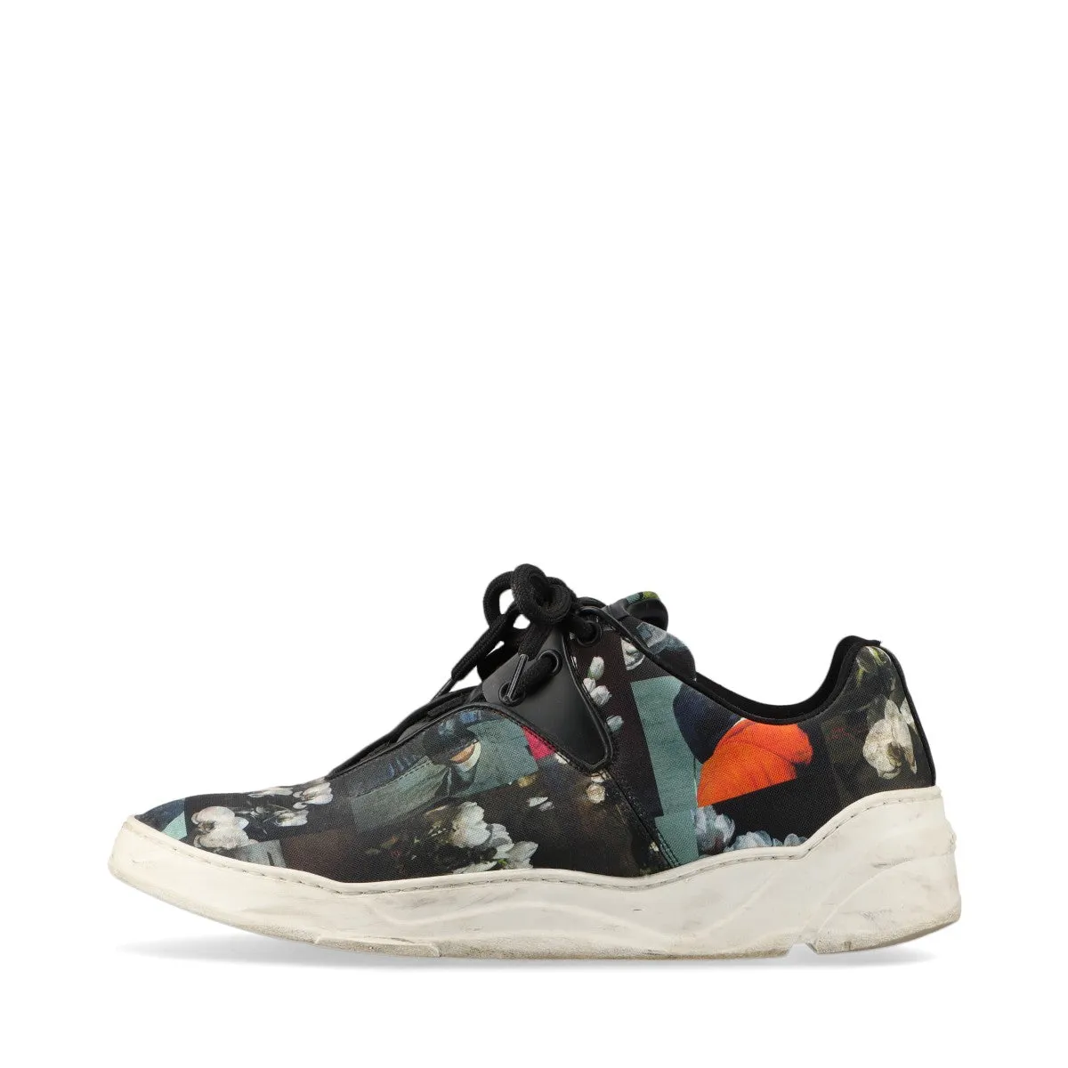 Dior Om B17 Canvas Trainers 41 Mens Multicolor 18ELI Printed Analog Digital