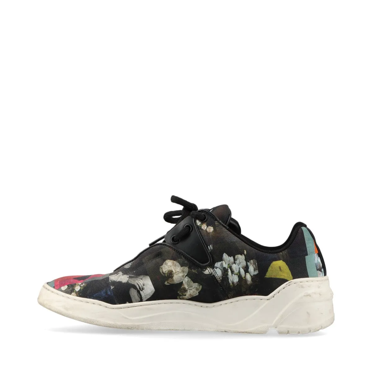 Dior Om B17 Canvas Trainers 41 Mens Multicolor 18ELI Printed Analog Digital