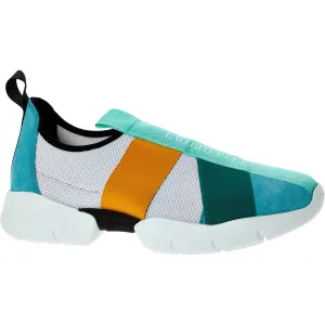 EMILIO PUCCI  Multicolured Suede Trainers