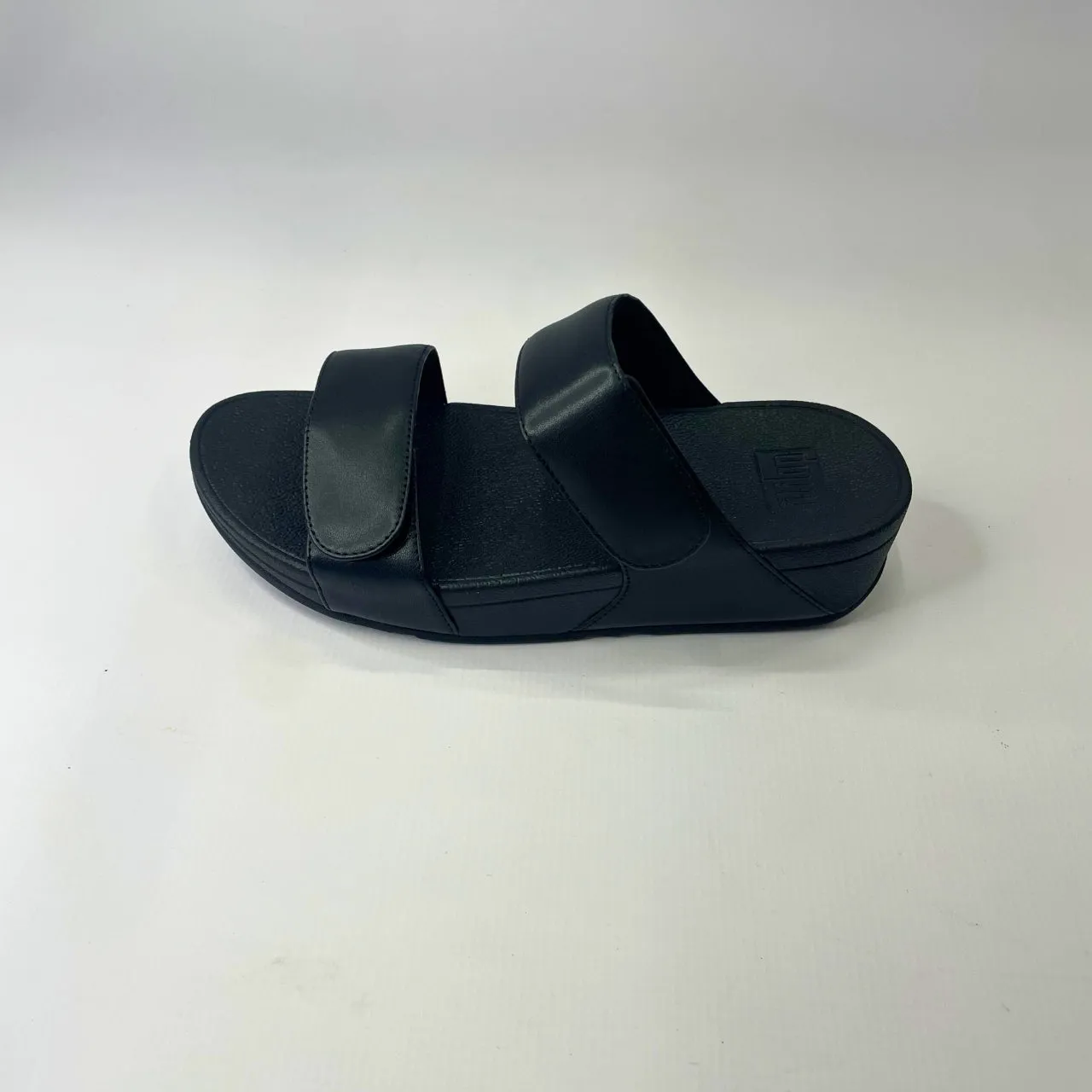 Fitflop LULU ADJUSTABLE LEATHER black slides