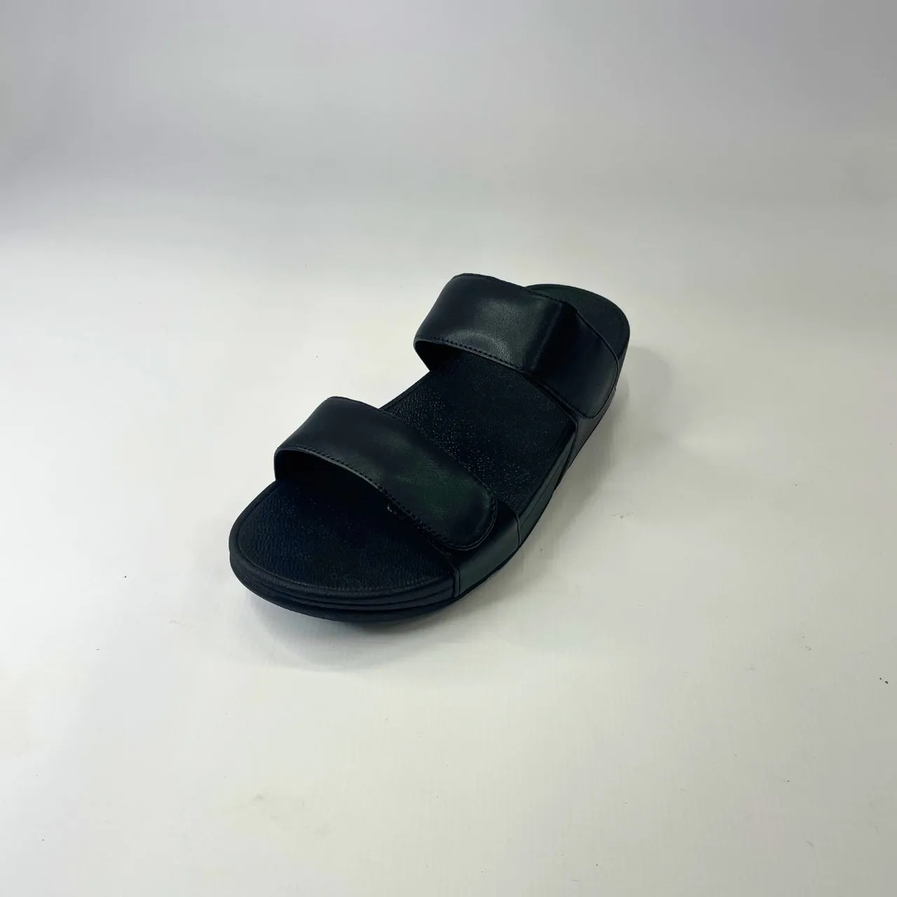 Fitflop LULU ADJUSTABLE LEATHER black slides