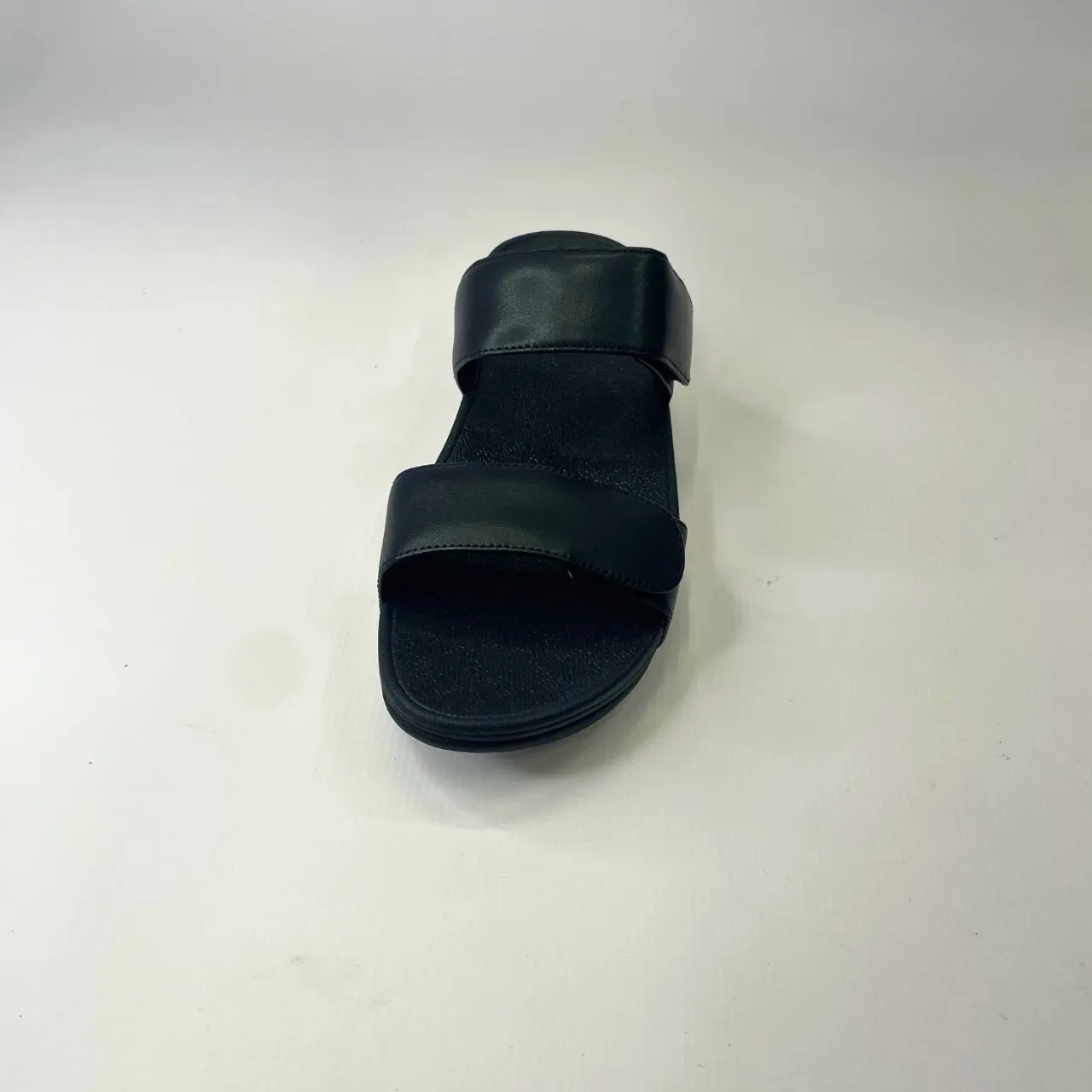 Fitflop LULU ADJUSTABLE LEATHER black slides