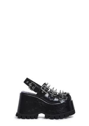Fury Mood Platform Sandals