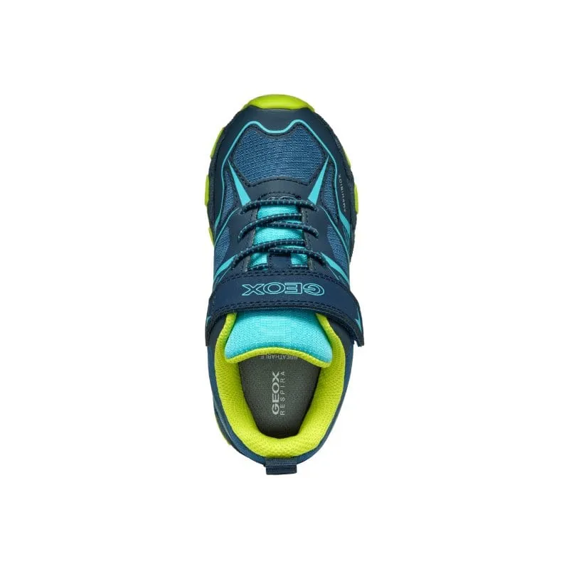 Geox Boys Junior Navy Waterproof Treck Shoe - J463ZA