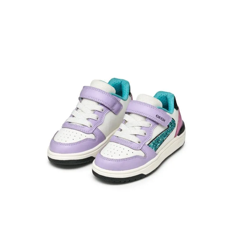 Geox Junior Purple Washiba Girl Low Top Sneakers J55HXA