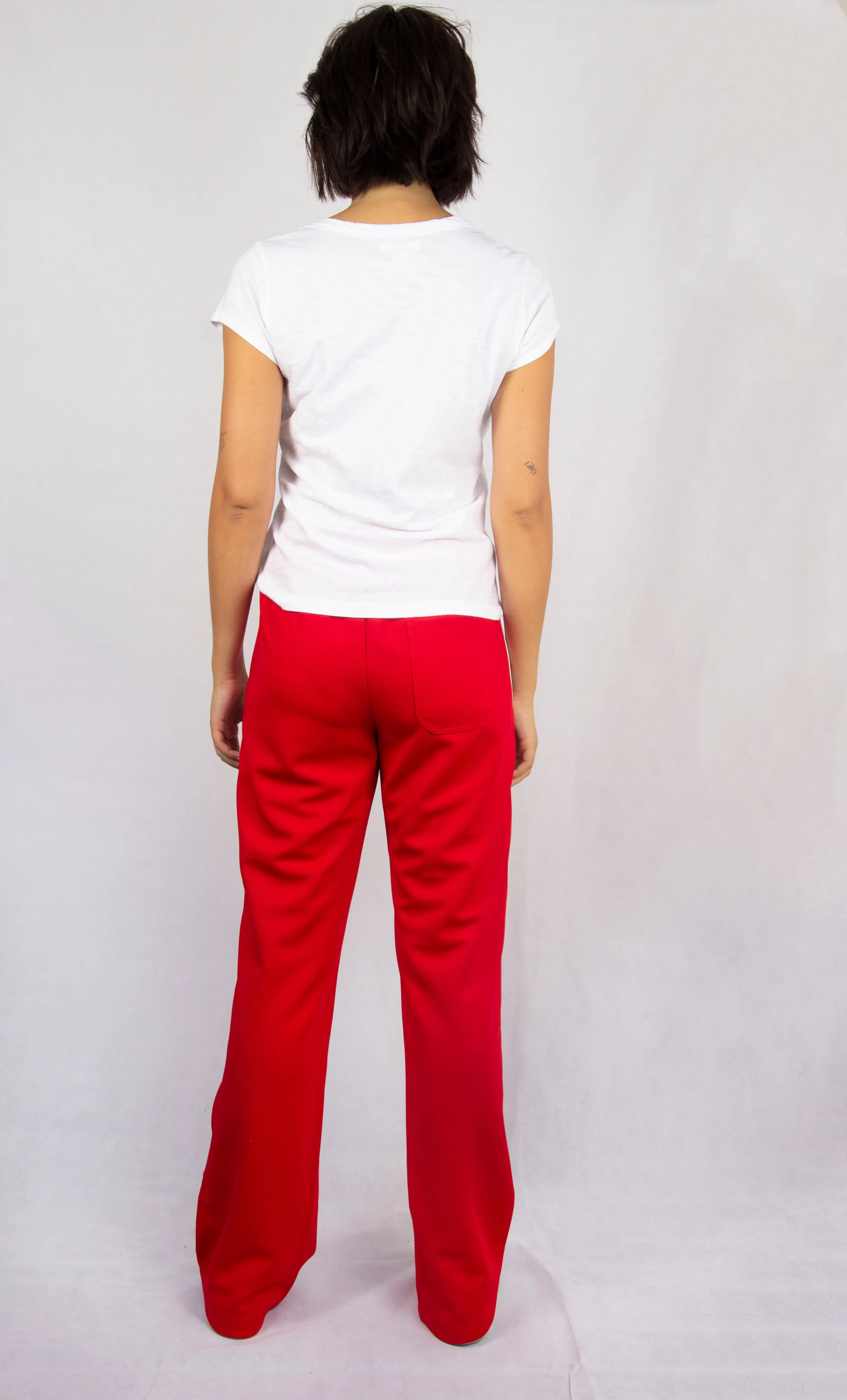 GG Dorotea Joggers with Star Strip in Red