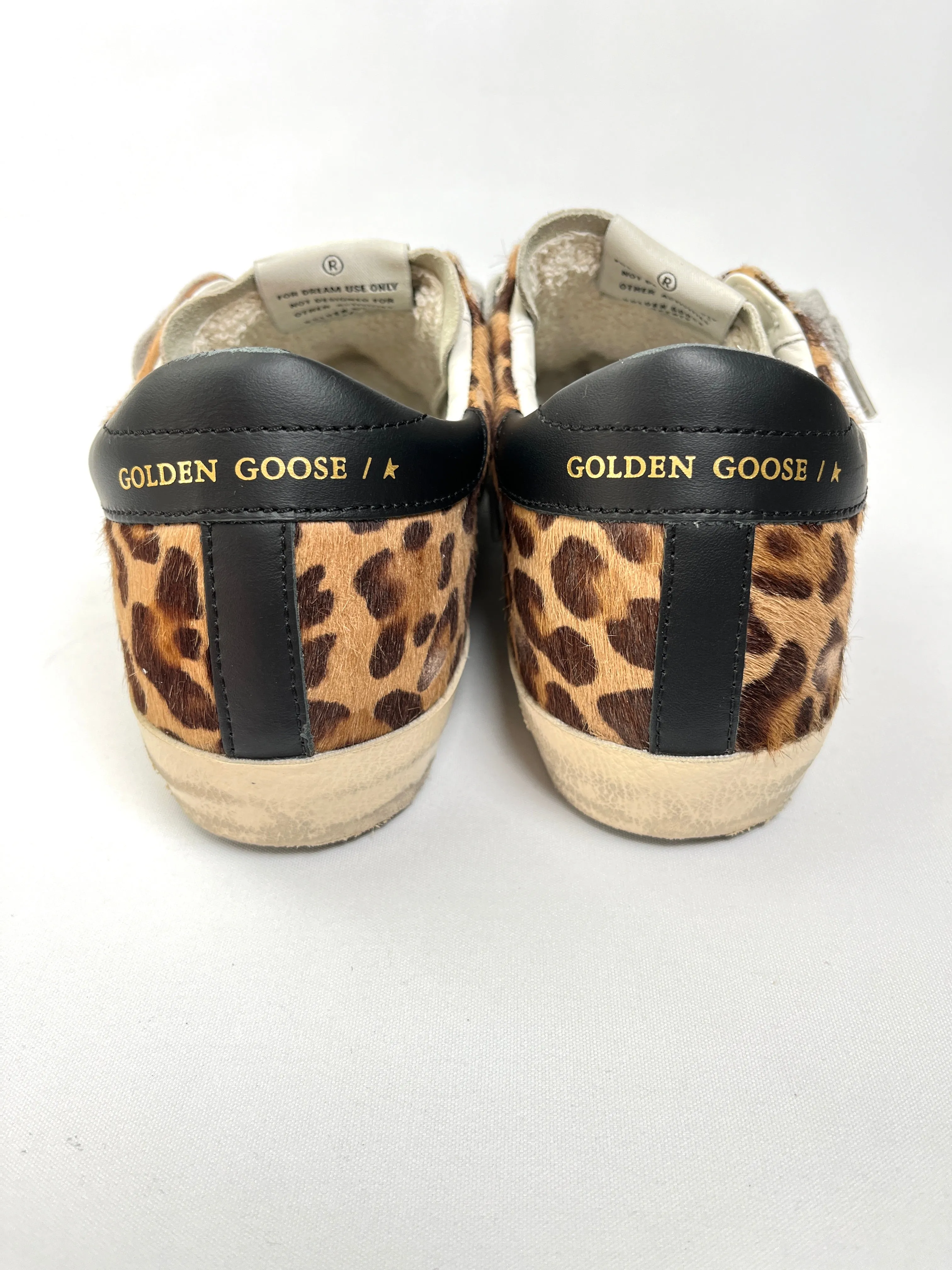 GOLDEN GOOSE - SUPERSTAR SNEAKERS IN LEOPARD - NEW - SZ 38