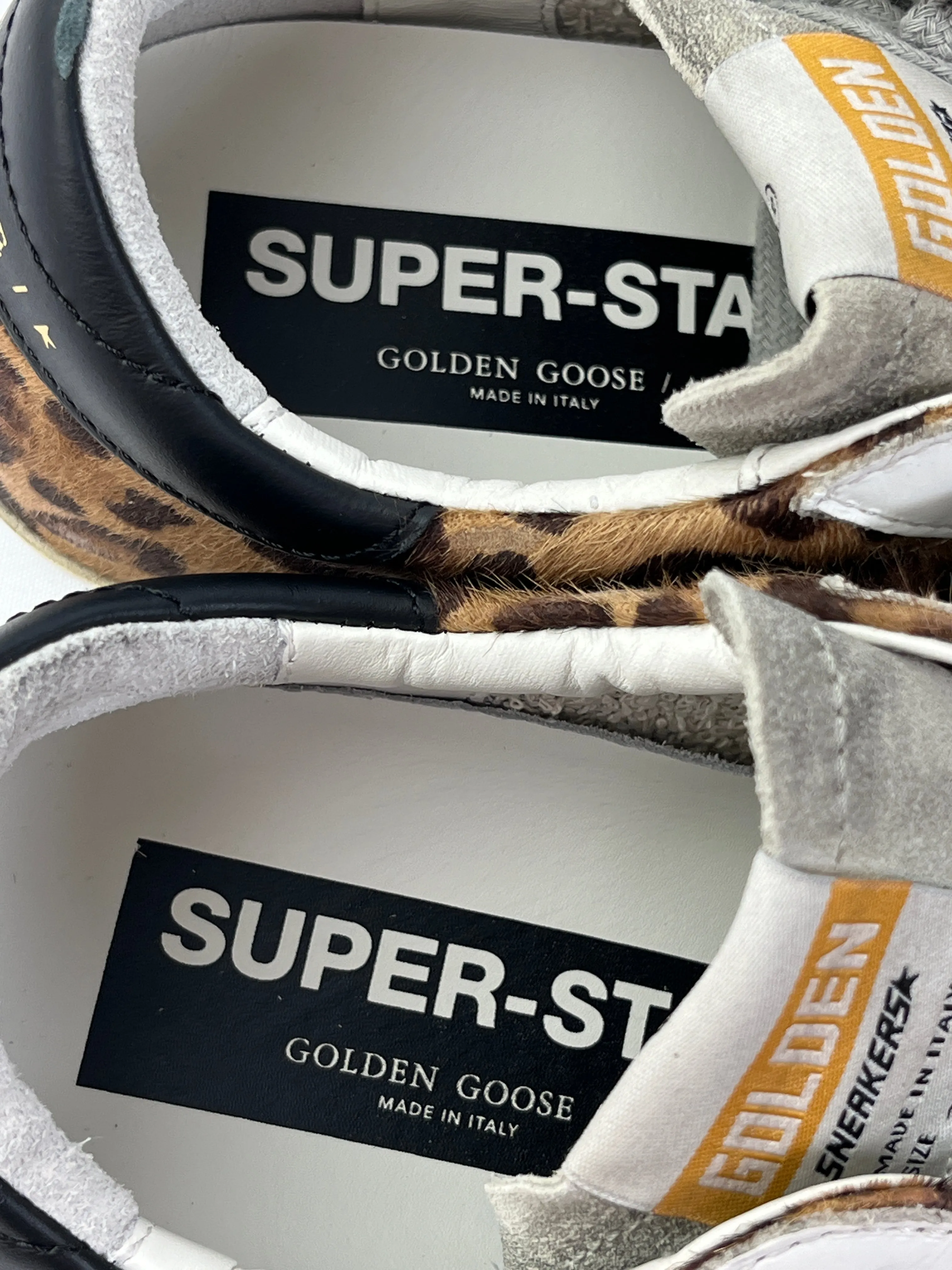 GOLDEN GOOSE - SUPERSTAR SNEAKERS IN LEOPARD - NEW - SZ 38