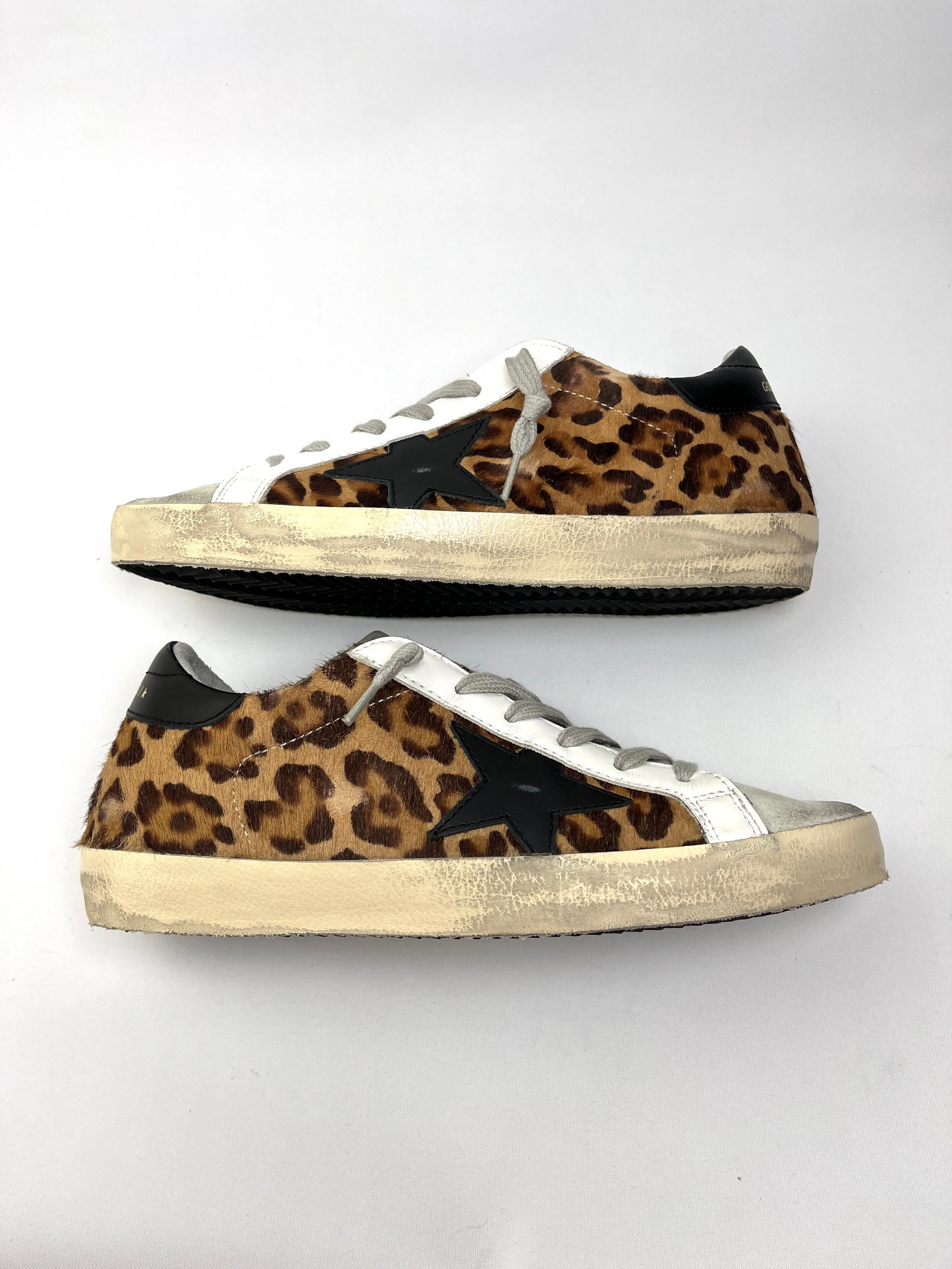 GOLDEN GOOSE - SUPERSTAR SNEAKERS IN LEOPARD - NEW - SZ 38