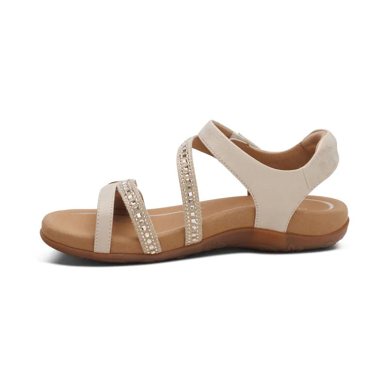 Jess Adjustable Quarter Strap Sandal