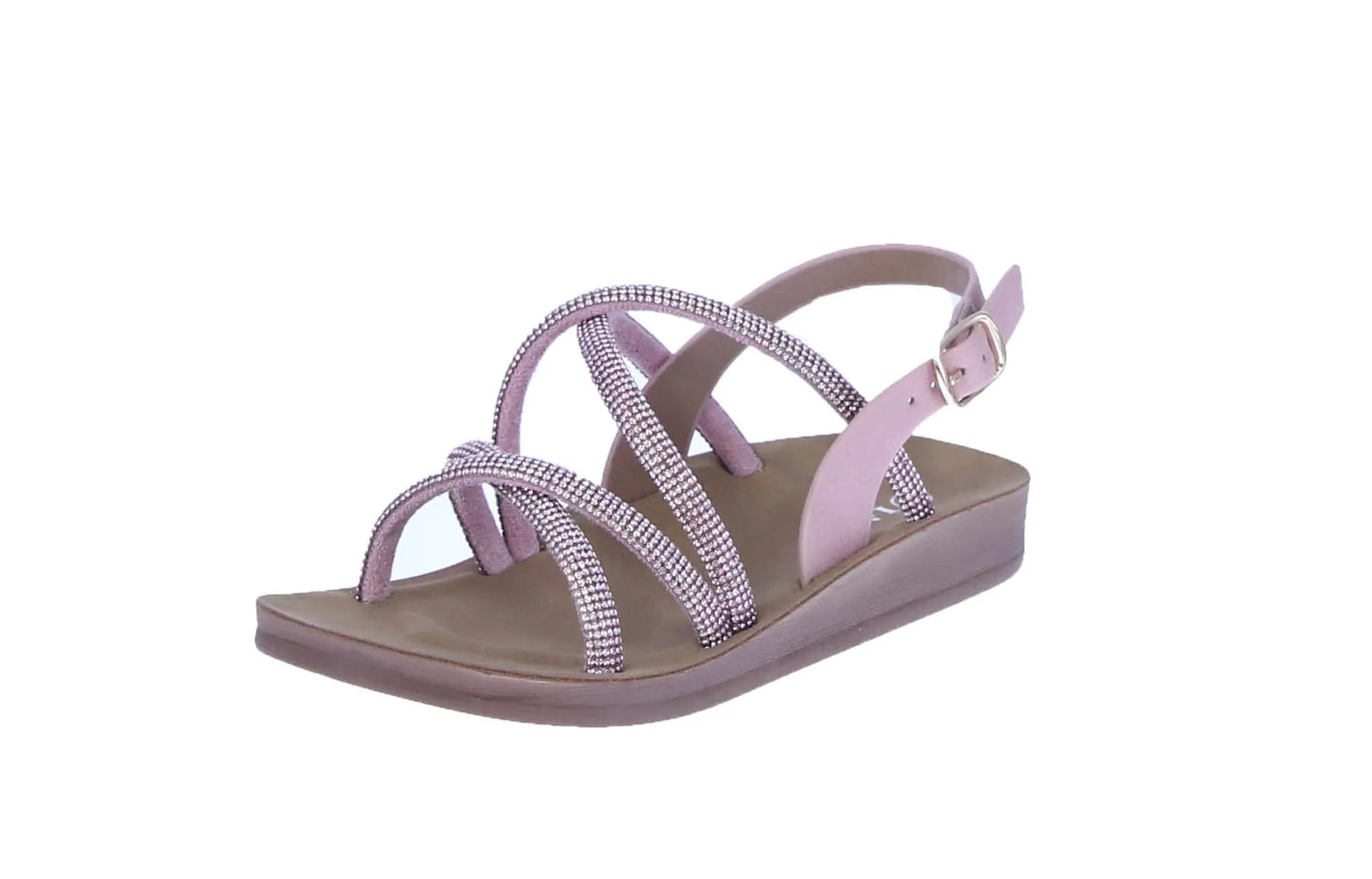 KID'S SHOES PINK RHINESTONE SANDALS RECOMMEND-64K