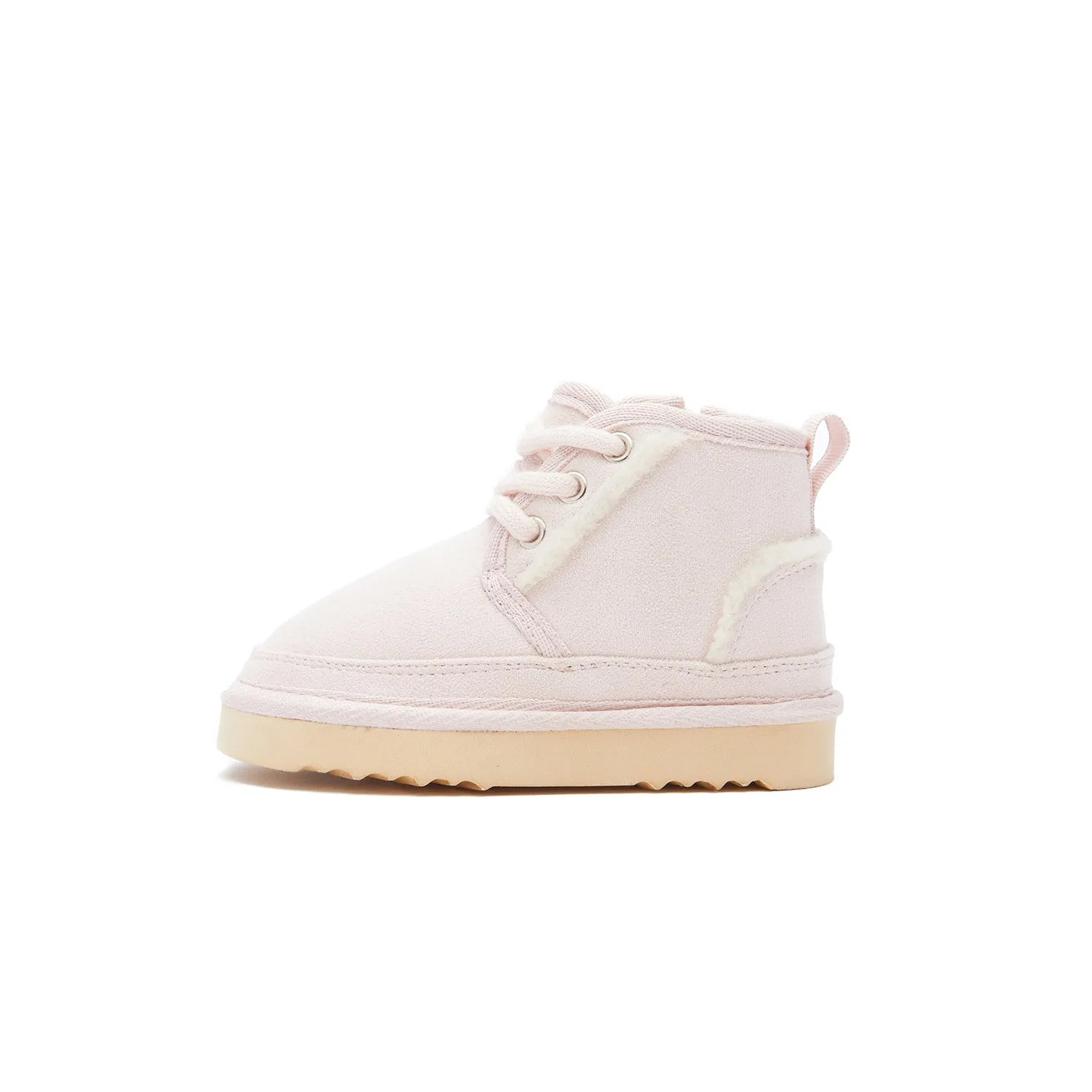 Kids Unisex Side Zipper Low Ankle Boots