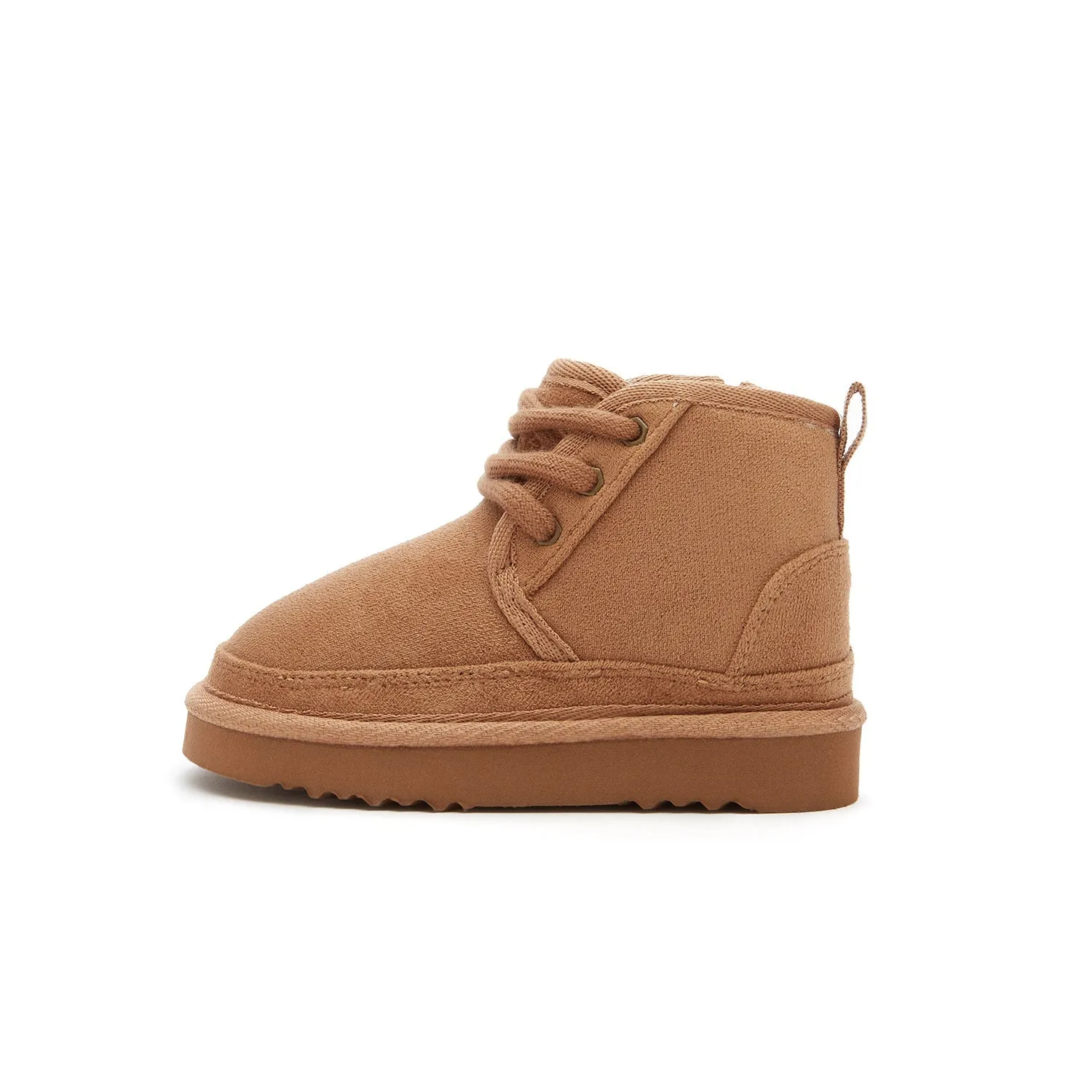 Kids Unisex Side Zipper Low Ankle Boots